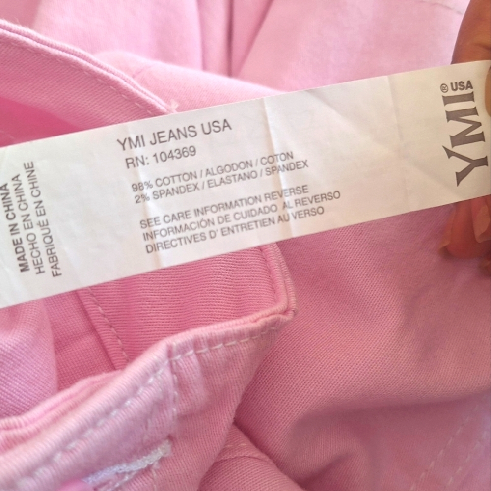 Ymi Pink High-Rise All Day Cargo Women's Pants Size 5 - Picture 8 of 8